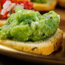 Pea, Mint & Feta Bruschetta
