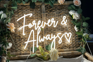 Forever & Always Neon Sign 