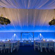 Our Marquee in the Evening 01