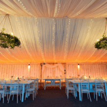Our Marquee in the Evening 02