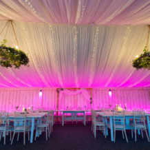 Our Marquee in the Evening 04